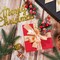 Christmas Berries Red Stems Evergreen Pine Branches (6pcs) 3"D x 3"W x 0.7"H